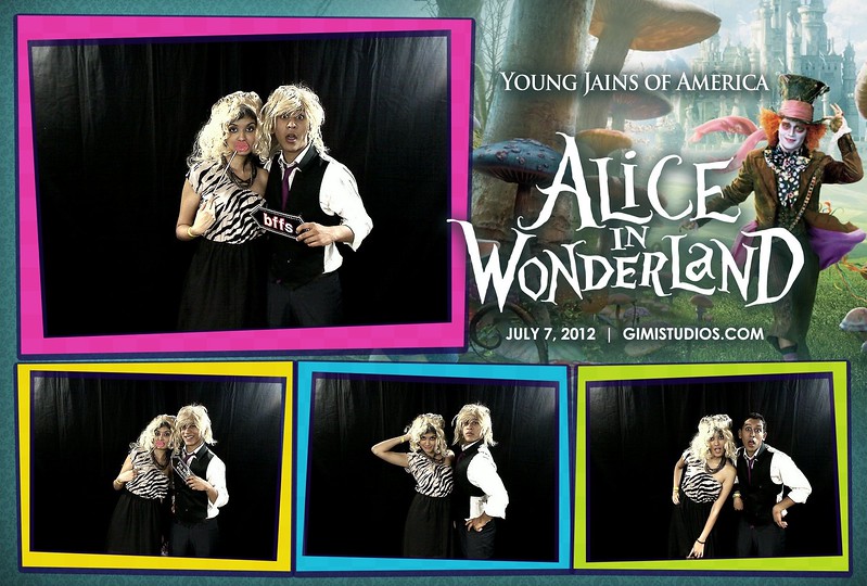 Alice In Wonderland Formal Photobooth at YJA 2012 in Tampa