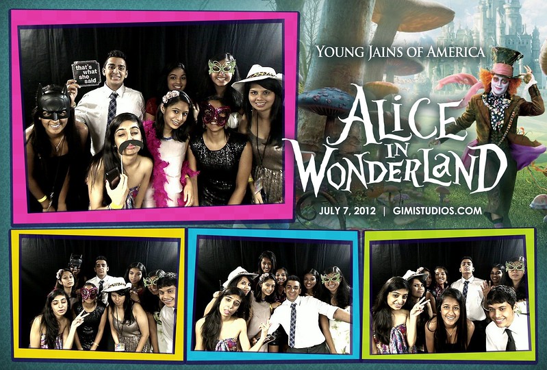 Alice In Wonderland Formal Photobooth at YJA 2012 in Tampa