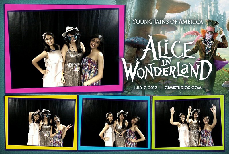 Alice In Wonderland Formal Photobooth at YJA 2012 in Tampa