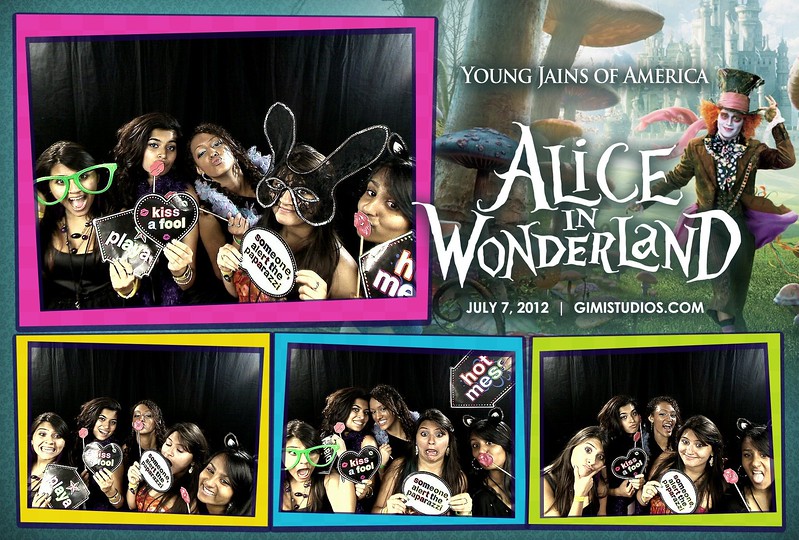 Alice In Wonderland Formal Photobooth at YJA 2012 in Tampa