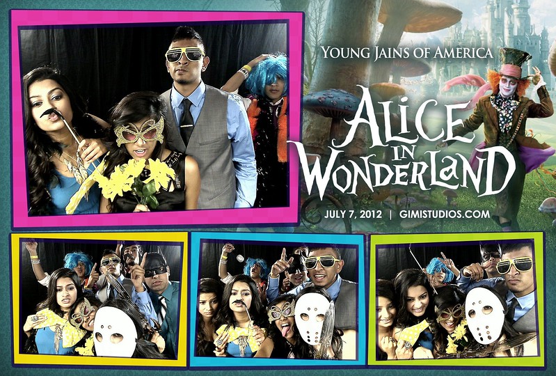 Alice In Wonderland Formal Photobooth at YJA 2012 in Tampa