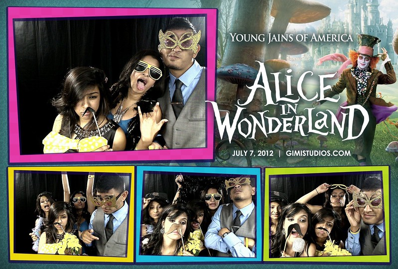 Alice In Wonderland Formal Photobooth at YJA 2012 in Tampa